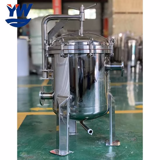 Food Grade 304 Stainless Steel Multi Bag Filter Housing
