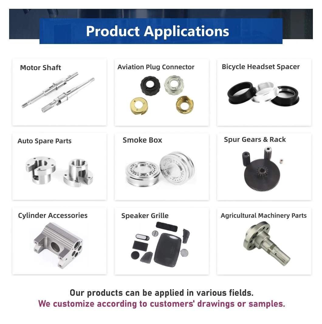 OEM Aluminum/Brass/Copper/Stainless Steel/Iron/Titanium Alloy/Plastic CNC Machining (Turning, Milling, Drilling, Tapping, Grinding) Parts for Home Appliances