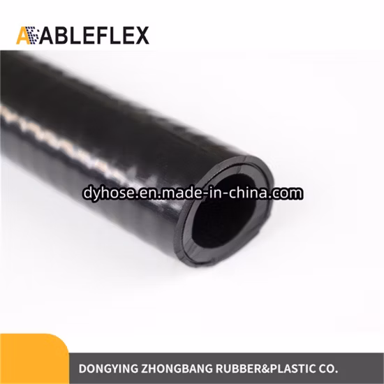 유연한 투명 PVC 스프링 나선형 강철 와이어 강화 물 연료 흡입 방전 도관 파이프 호스